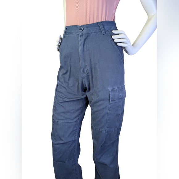 Brandy Melville Blue Cargo Pants, Utility Straight Leg, XS-S - Picture 2 of 10